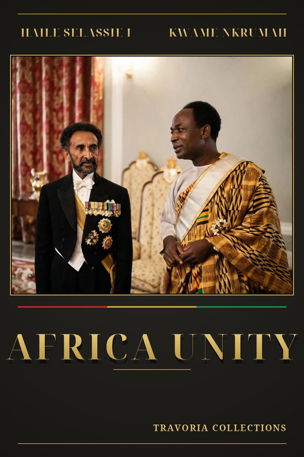 Africa Unity — Haile Selassie I & Kwame Nkrumah Tee