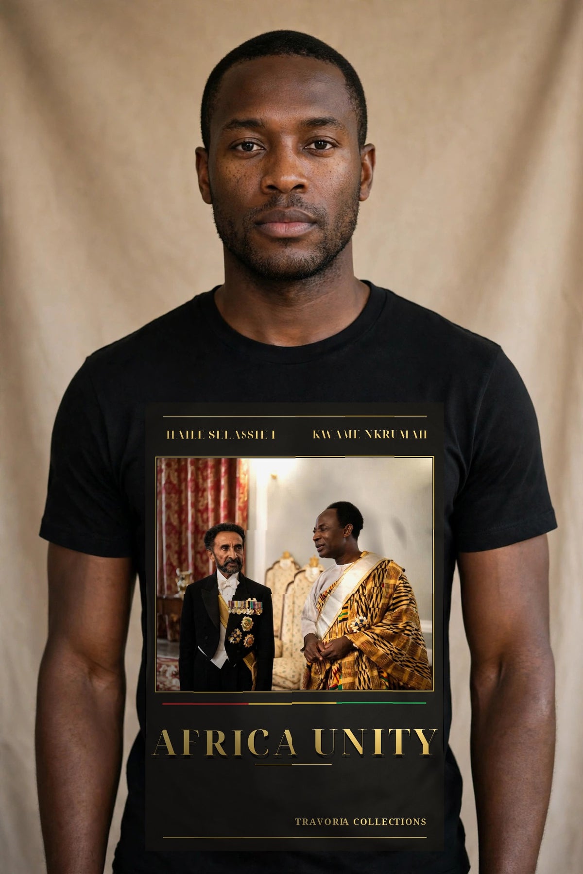 Africa Unity — Haile Selassie I & Kwame Nkrumah Tee