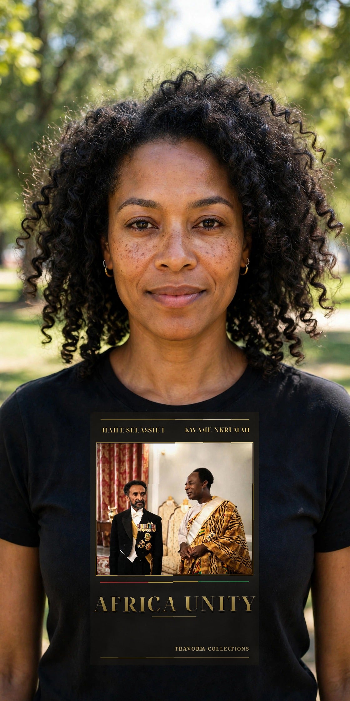 Africa Unity — Haile Selassie I & Kwame Nkrumah Tee
