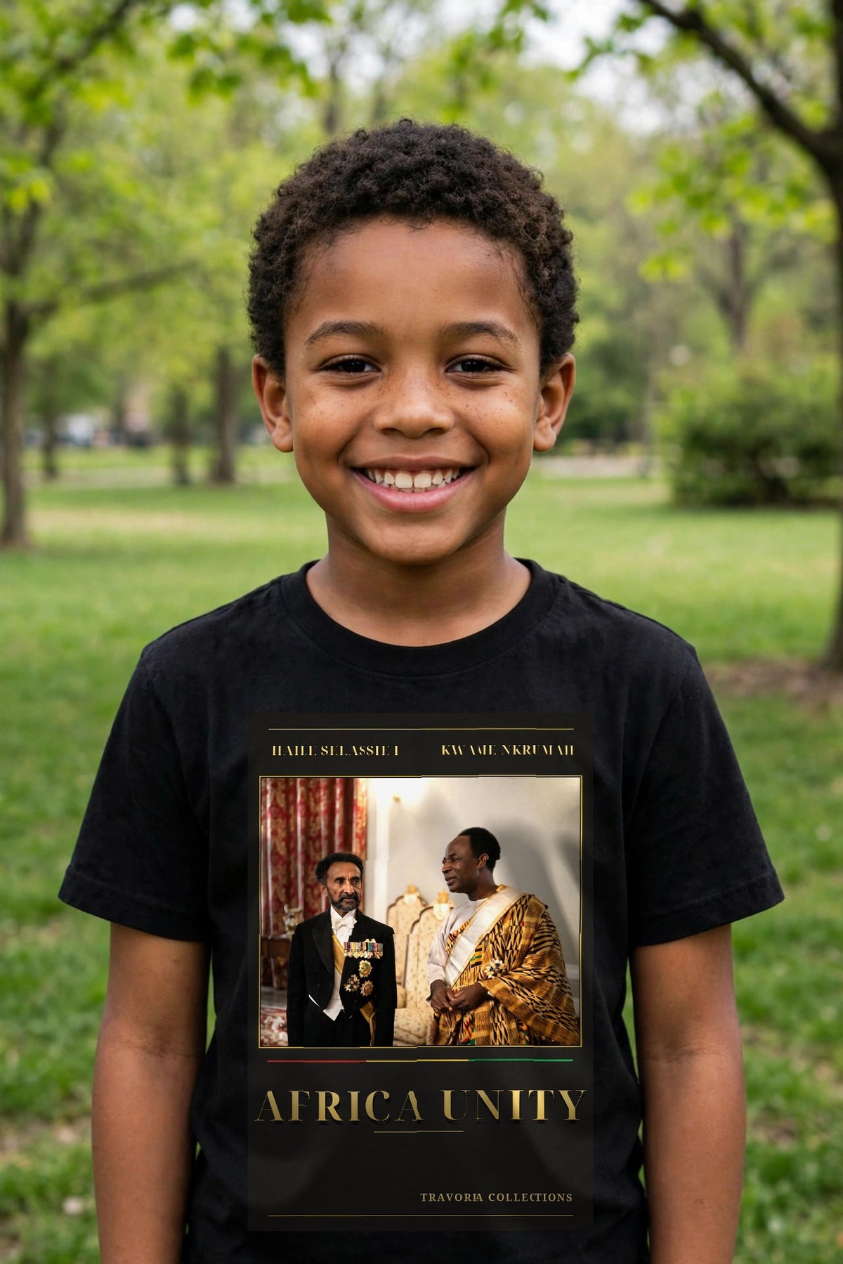 Africa Unity — Haile Selassie I & Kwame Nkrumah Tee