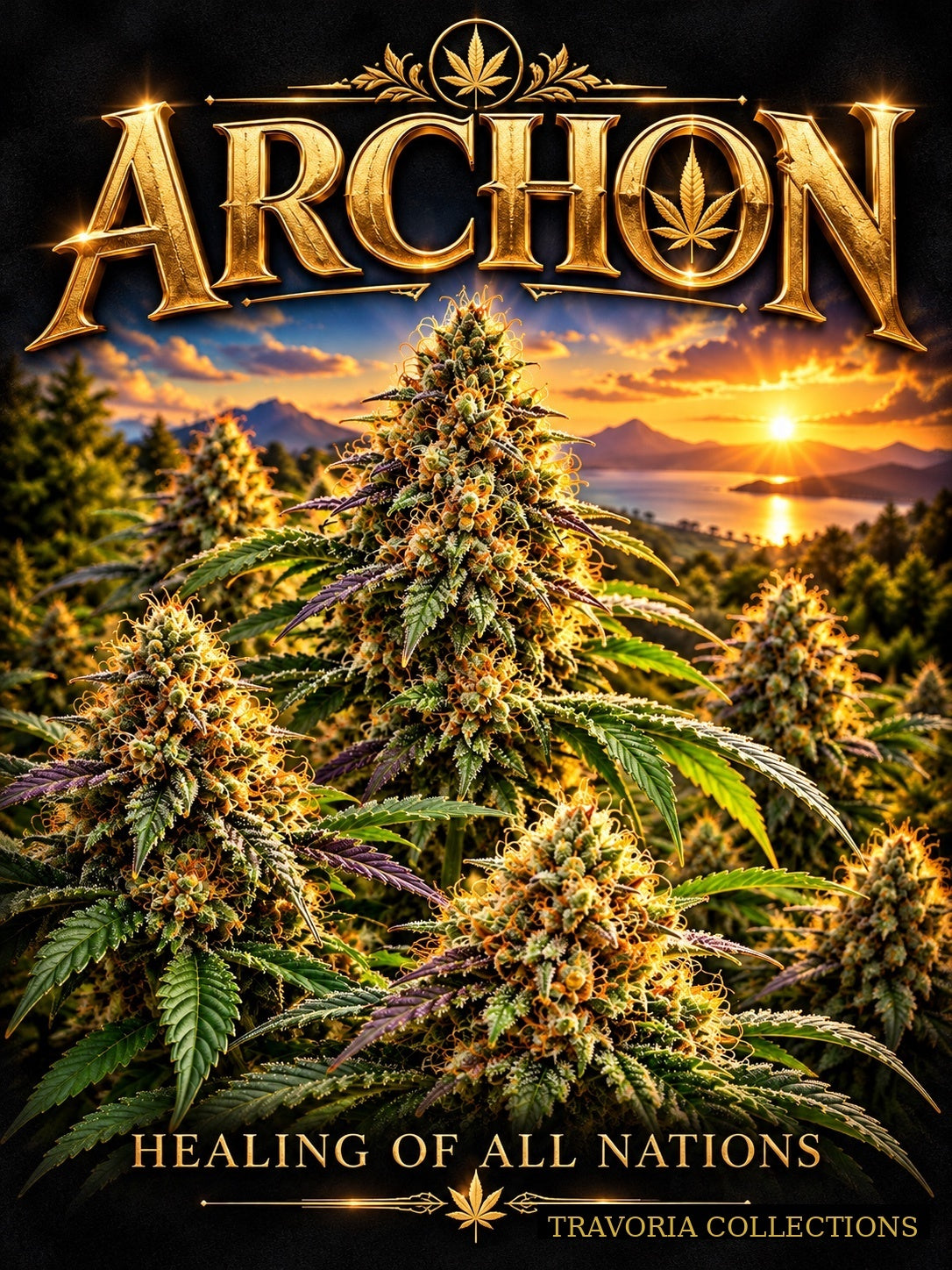 Archon Healing of All Nations Tee - flat design