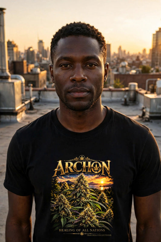 Archon Healing of All Nations Tee - front view, man