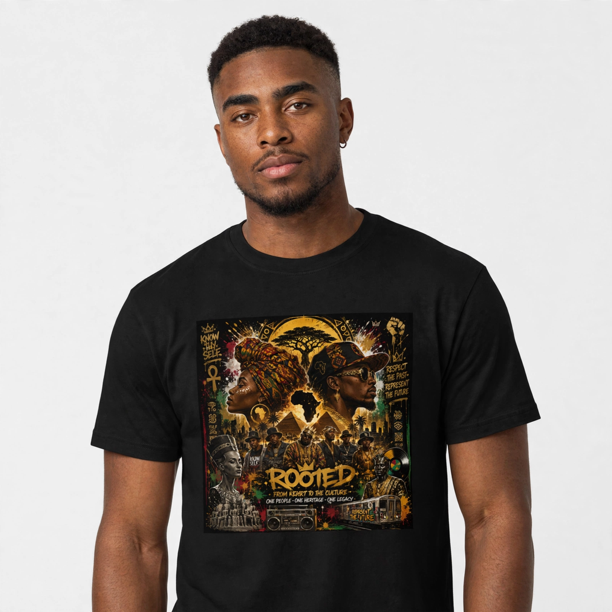 Rooted -African Heritage & Culture Tee