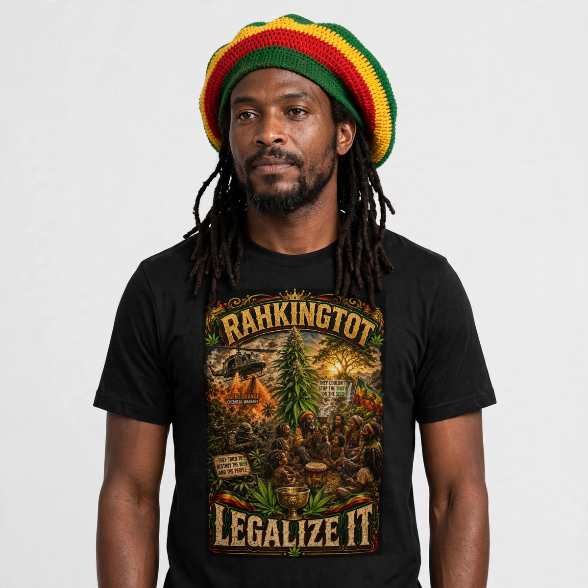 RAHKINGTOT Legalize It Roots & Culture Tee