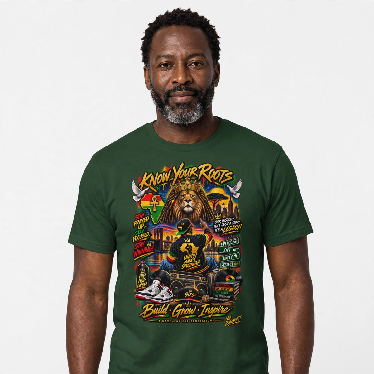RAHKINGTOT - KNOW YOUR ROOTS Tee