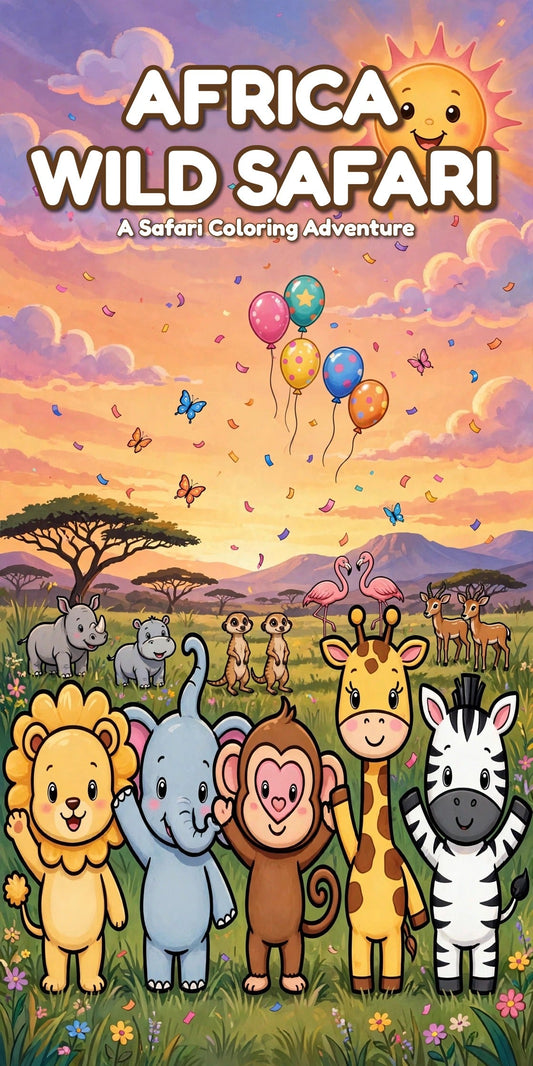 Africa Wild Safari book cover by Travis Taylor