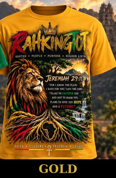 Rahkingtot Jeremiah 29:11 Tee - Gold
