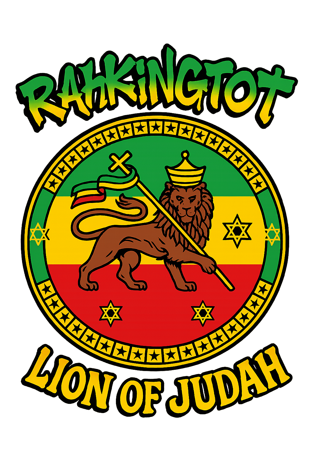 RAHKINGTOT Lion of Judah — Crowned Lion Emblem artwork