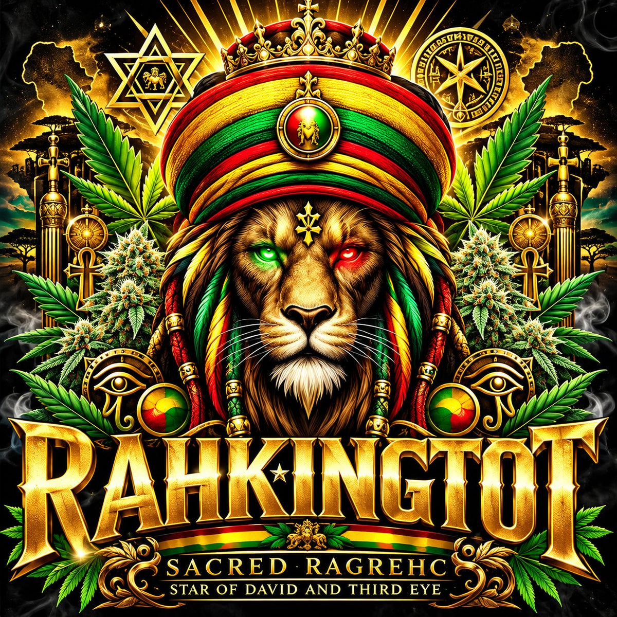 RAHKINGTOT Lion of Judah — Royal Third Eye artwork