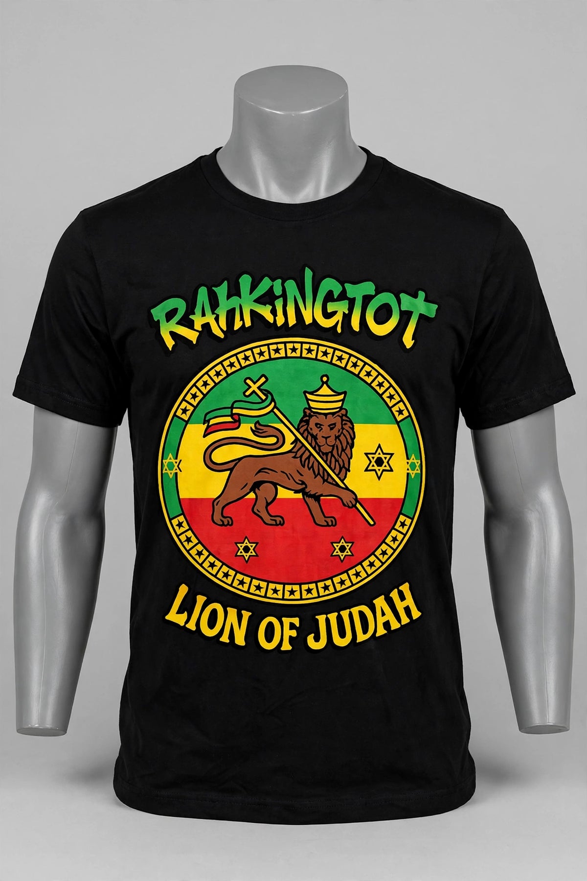 RAHKINGTOT Lion of Judah — Crowned Lion Emblem on model