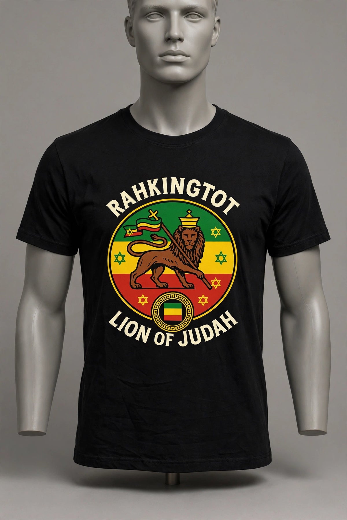 RAHKINGTOT Lion of Judah — Heritage Shield on model
