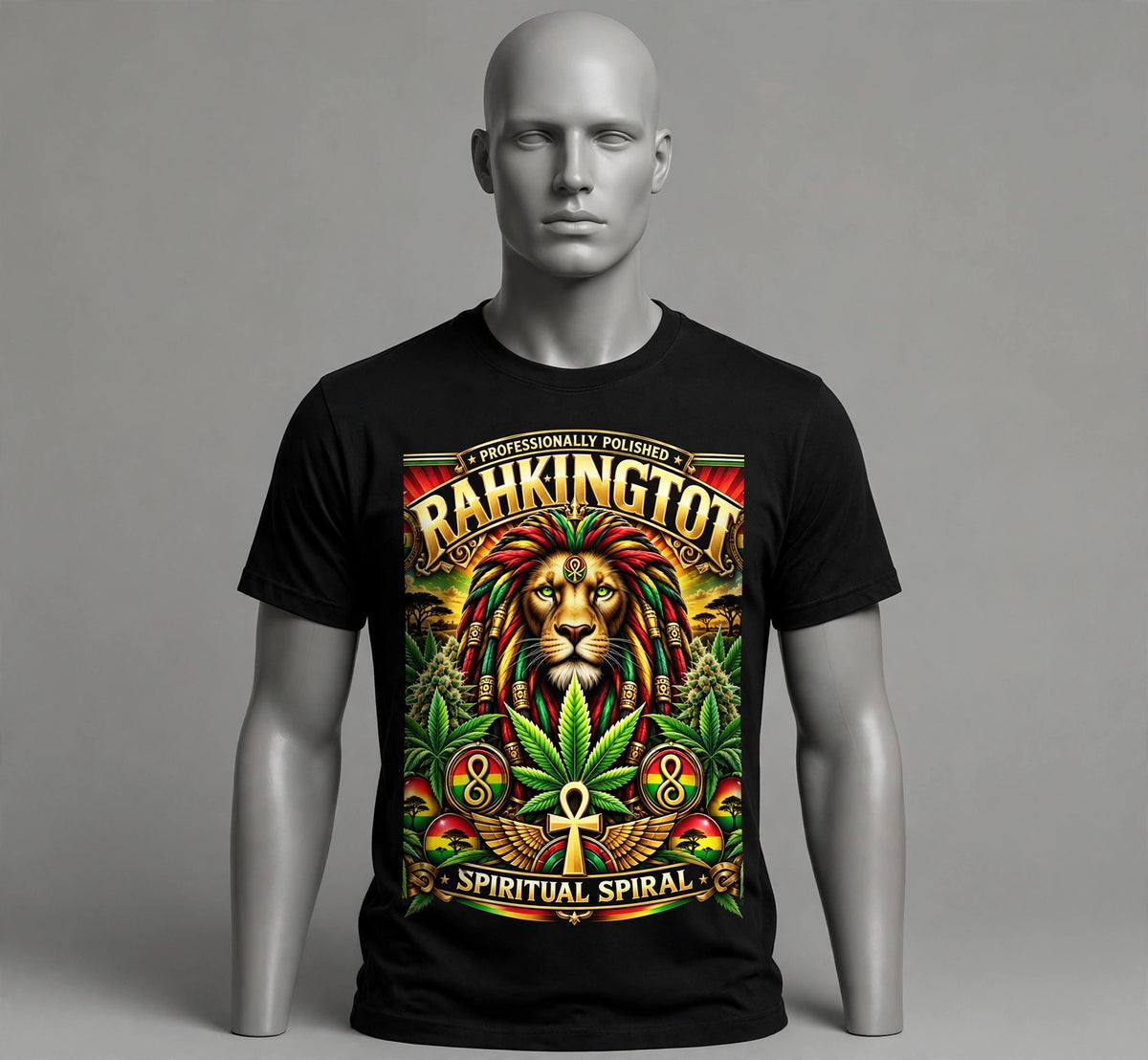RAHKINGTOT Lion of Judah — Dread Lion Gold on model