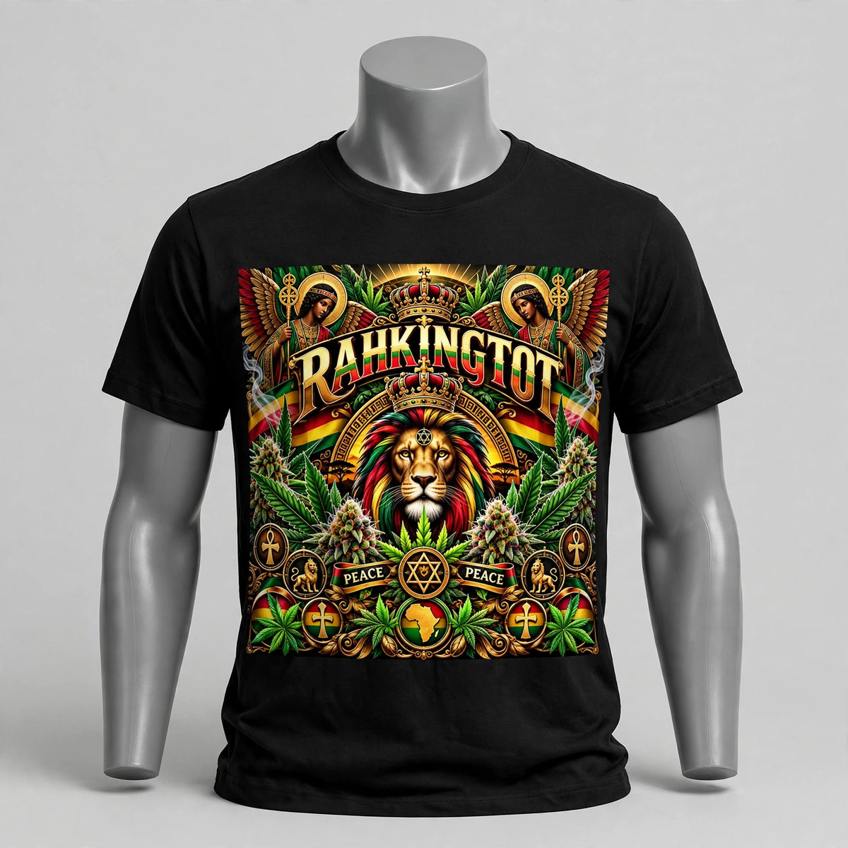 RAHKINGTOT Lion of Judah — Peace Crown on model